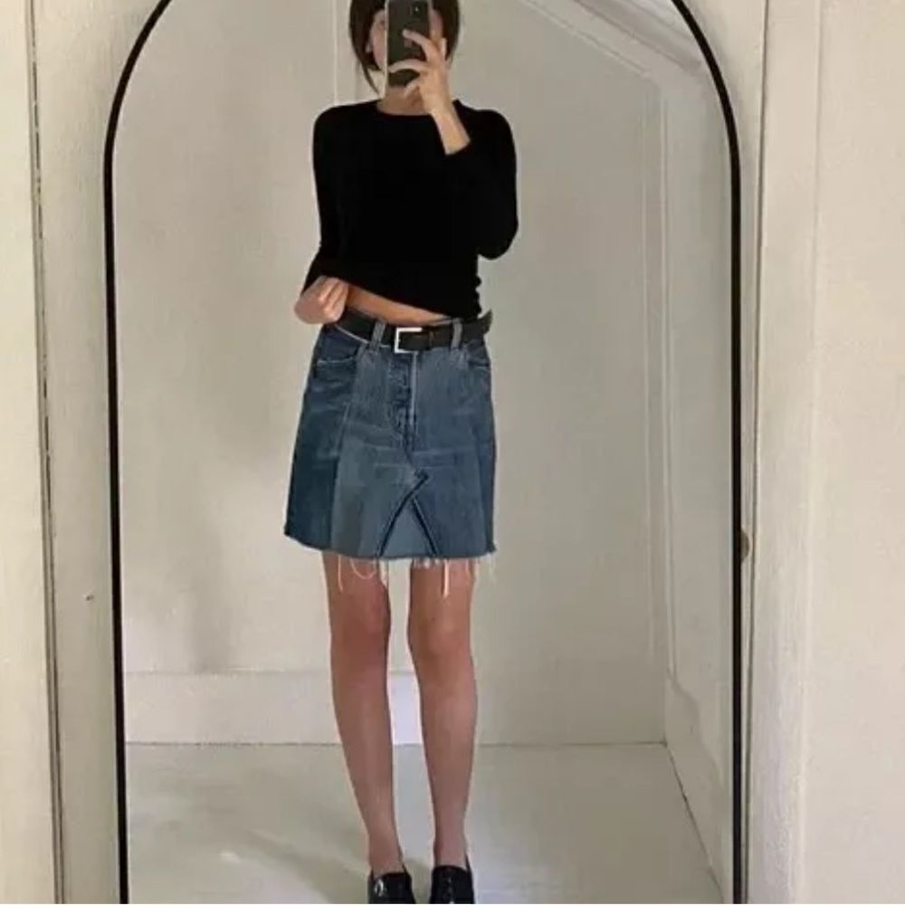 Re/Done x Levi’s High Rise Denim Skirt 25